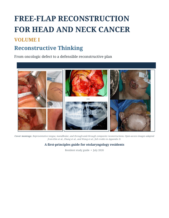 First page of Free-Flap Reconstruction, Volume I: Reconstructive Thinking