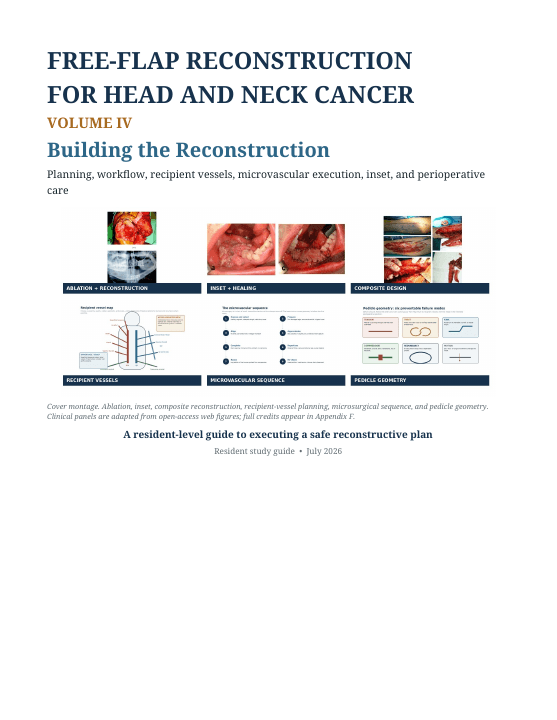 First page of Free-Flap Reconstruction, Volume IV: Building the Reconstruction