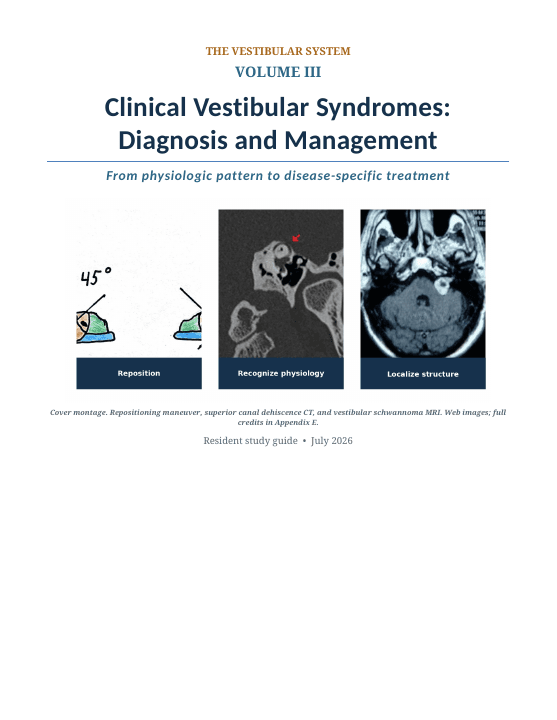 First page of Vestibular System, Volume III: Clinical Vestibular Syndromes: Diagnosis and Management
