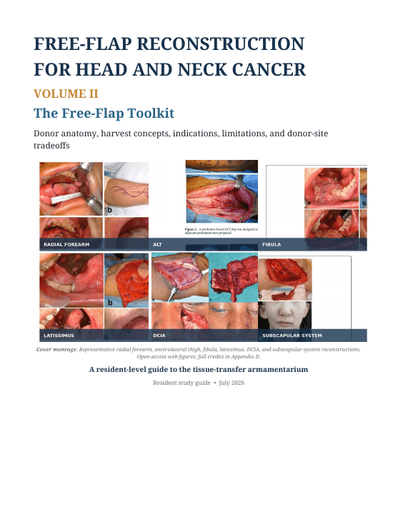 First page of Free-Flap Reconstruction, Volume II: The Free Flap Toolkit